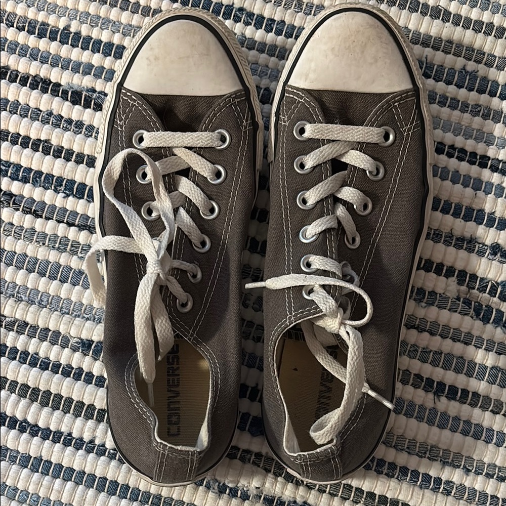 Converse Charcoal Low-Top Sneakers